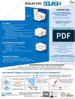 Reglas de Squash AASRA Poster A6