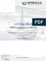 Cotización #MIN2109400112-REV02: Rhona Peru S.A.C