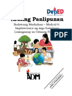 Araling Panlipunan: Ikalawang Markahan - Modyul 6: Impluwensya NG Mga Kaisipang Lumaganap Sa Gitnang Panahon