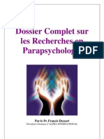 Dossier Complet Sur Parapsychologie