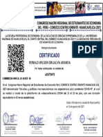 Certificado - Coreeco-Huancavelica-2021