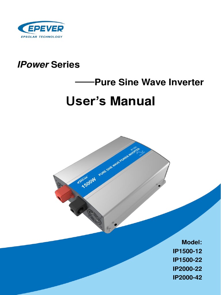 IPower Pure Sine Wave Inverter Manual | PDF | Power Inverter | Power Supply