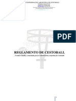 Reglamento Oficial de Cestoball Actualizado 2022