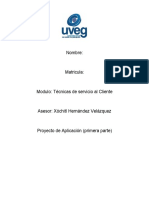 Primera Parte Proyecto Atencion Al Cliente Uveg