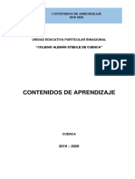 Pci Contenidos de Aprendizaje Secundaria