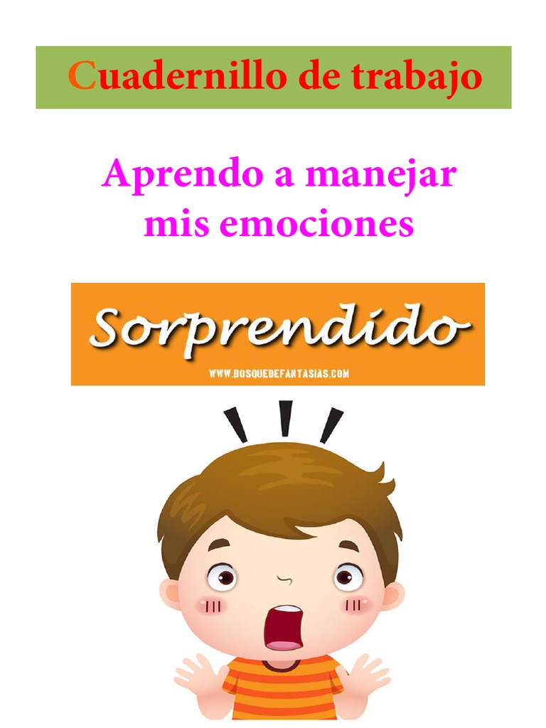 Cuadernillo de Trabajo de Emociones para Niños - Testpsi2020 | PDF ...