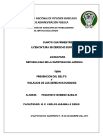 anteproyectoTESIS PREVENCION DEL DELITO Y VIOLACION DE LOS DERECHOS HUMANOS