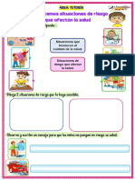 Ficha - Reconocemos Situaciones de Riesgo Que Afectan La Salud