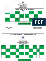 Seat Plan of Grade 12 TVL - Poseidon: Set A