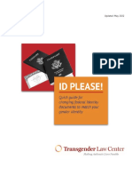 ID Please: Quick Guide To Updating Federal Identity Documents (From The Transgender Law Center)