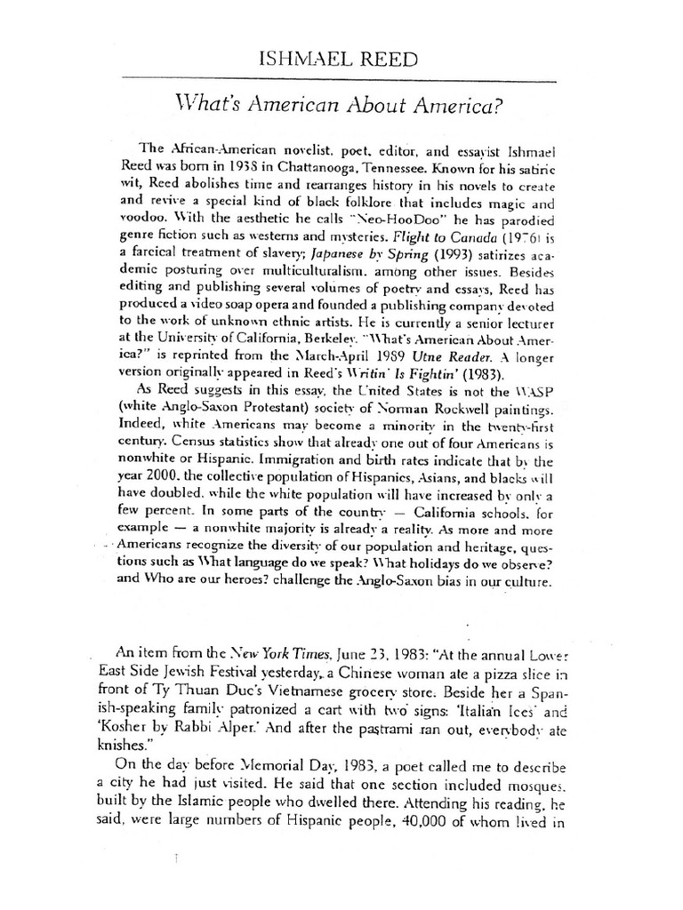Ishmael Reed | PDF