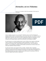 Gandhi, líder transformador