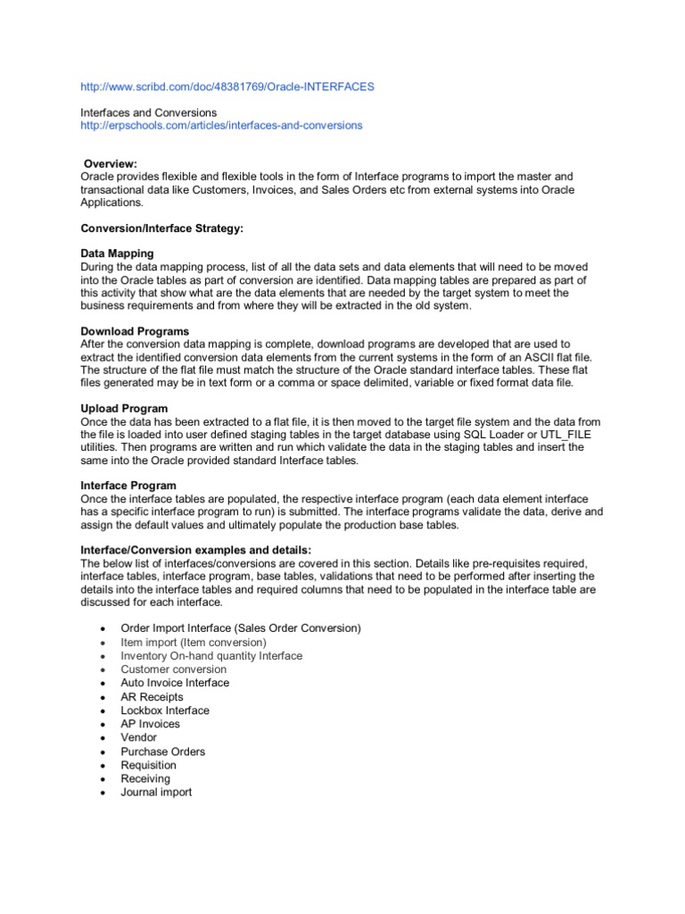 Interfaces and Conversions | PDF | Application Programming Interface ...