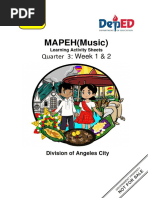 MAPEH (Music) : Quarter 3: Week 1 & 2