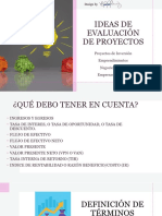 Ideas de Evaluación de Proyectos