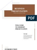 Business Modern PowerPoint Presentation Template