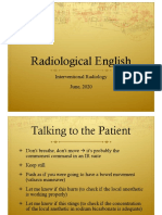 Radiological Conversation Guide