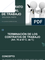 Terminación Contratos Trabajo