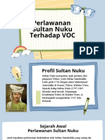 Perlawanan Sultan Nuku Terhadap VOC