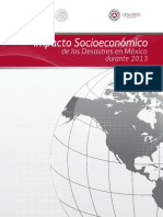 Impacto Socioeconómico de Los Desastres en México - 2013