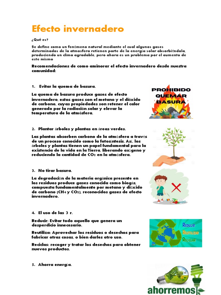 Efecto Invernadero Afiche | PDF, image size:768x1024