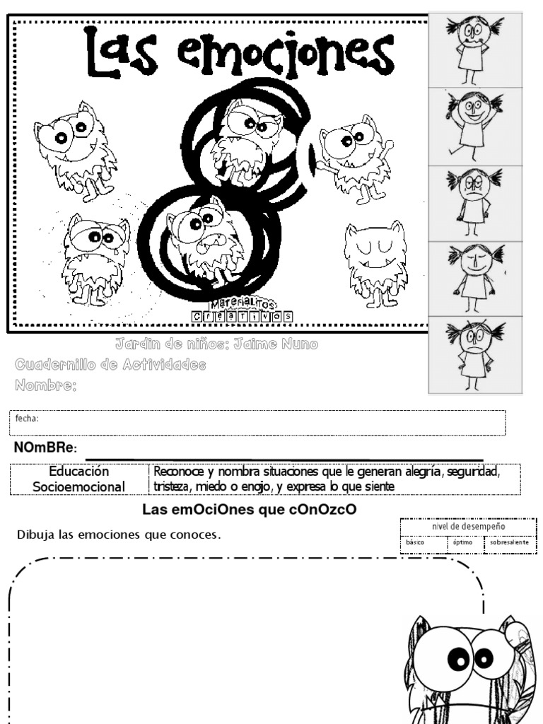 Cuadernillo Emociones 2 Sem Gely | PDF | Las emociones | Sicología