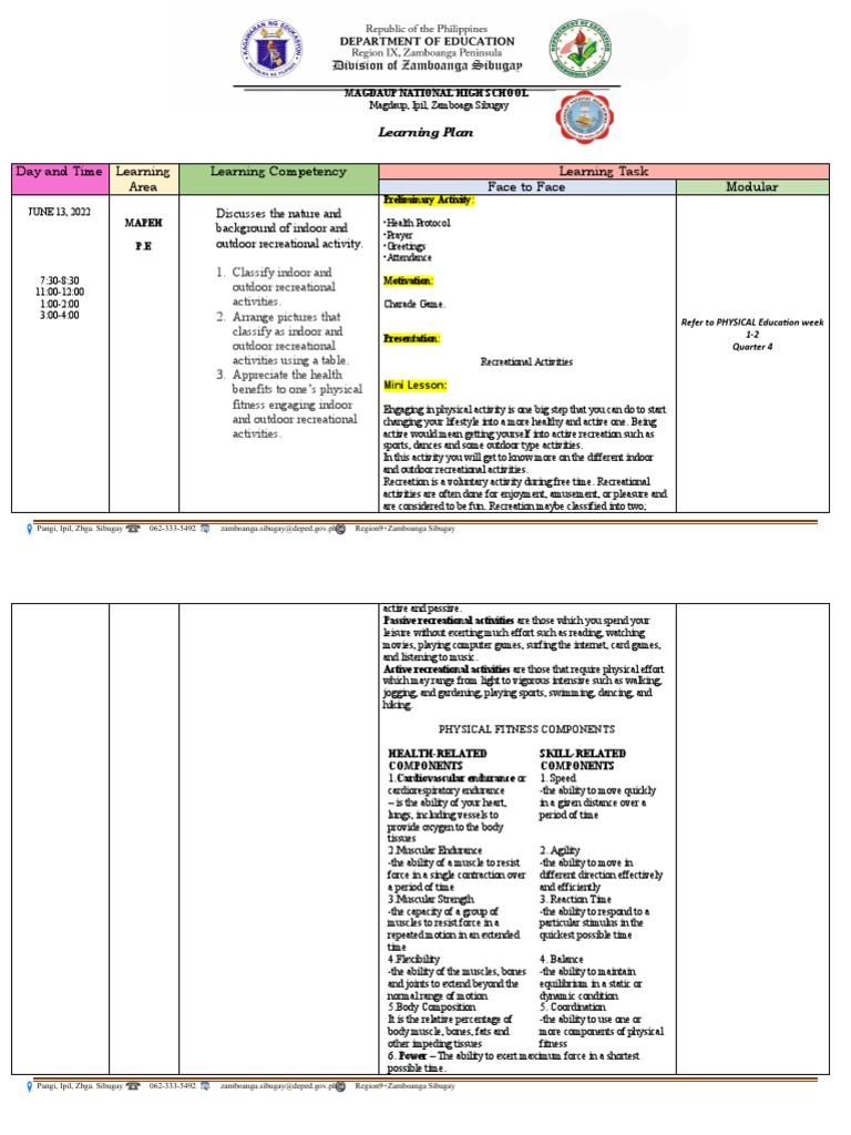 Indoor and Outdoor Recreation Guide | PDF | Compass | Recreation