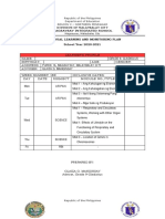 Weekly Individual Learning Plan by Purok