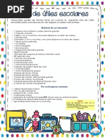 Lista de Utiles Escolares 2do Grado | PDF | Hogar, jardinería y bricolaje