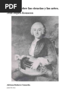 Discurso sobre las ciencias y las artes.  Jean Jaques Rousseau
