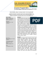 Formulasi Perjanjian Baku Dalam Rangka Perlindungan Hukum Konsumen PT. PLN