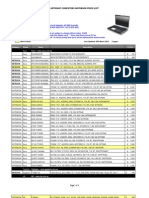 Notebook Price List