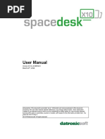 User Manual Spacedesk