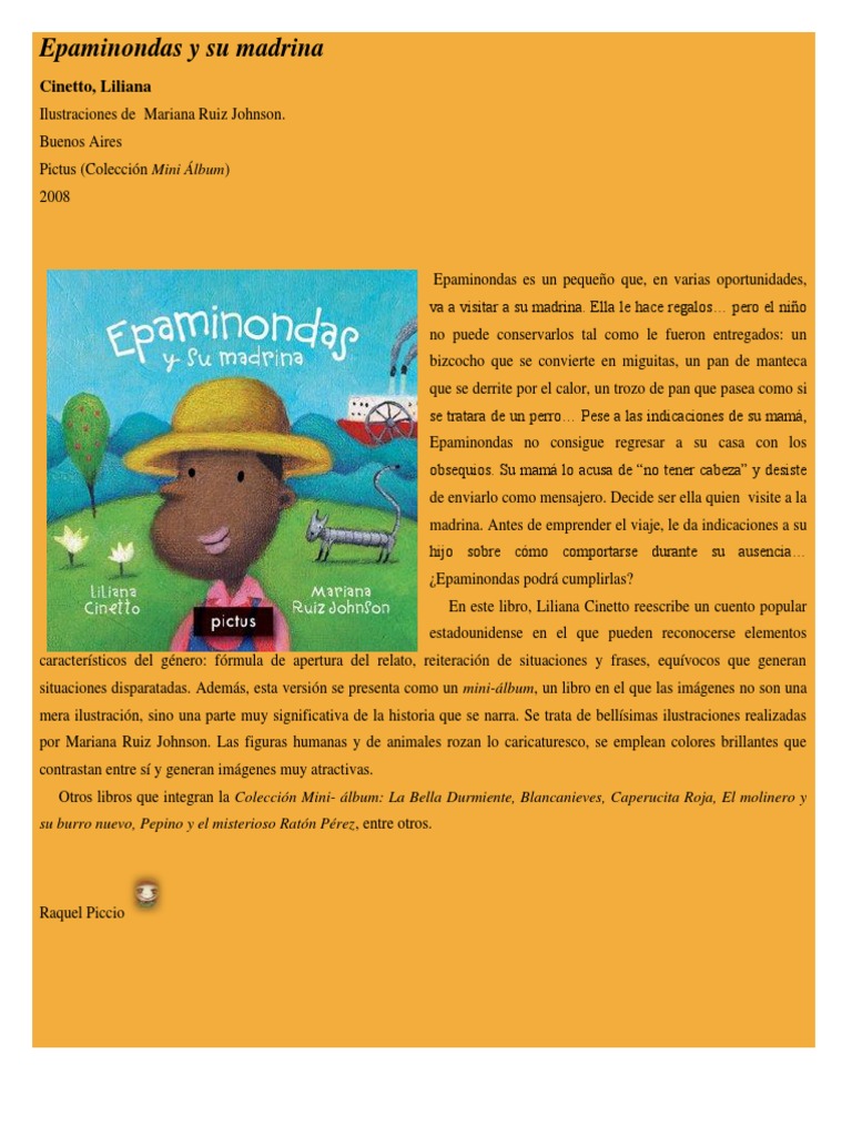 Epaminondas y Su Madrina PDF