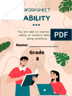 Ability: Worksheet
