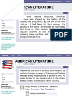 Additional Information On American Literature