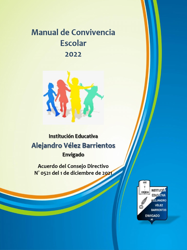 Manual de Convivencia Escolar AVB 2022 | PDF | Invalidez | Institución