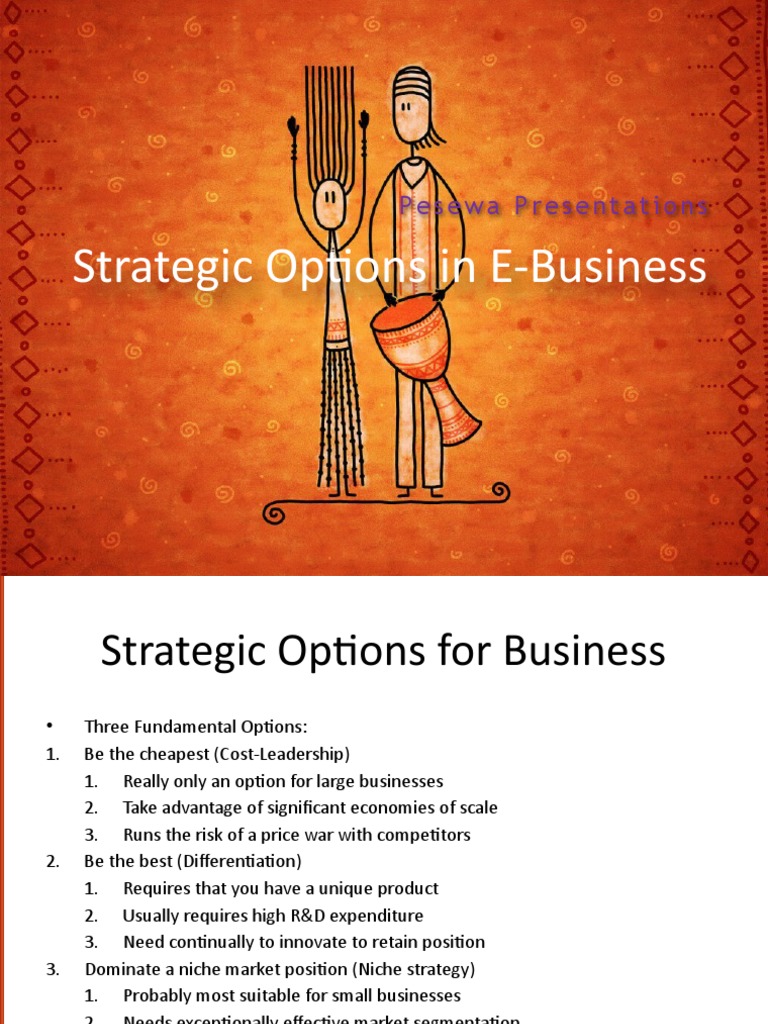E-Business Strategic Options Guide | PDF | Value Chain | E Commerce