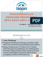 BKKBN - PENGEMBANGAN EKONOMI PRODUKTIF - Ibu Clara