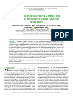 Software-Defined Microgrid Control: The Genesis of Decoupled Cyber-Physical Microgrids