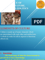Wk3 Significant of Studying Culture Society and Politics