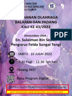 Buku Program Sukan 2022