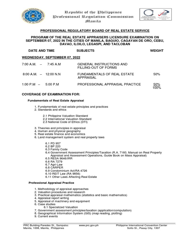 exam-program-sept-2022-appraisers-pdf-real-estate-appraisal-test
