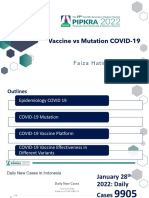 Vaccine Vs Mutation COVID-19: Faiza Hatim