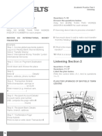 Listening Section 1: Academic Practice Test 4 Listening