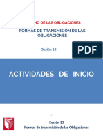 Semana 13 - Formas de Transmisión de Las Obligaciones