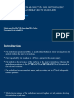 Risk Stratification Algorithm For Orthopaedic Trauma Patients at Risk For Fat Embolism