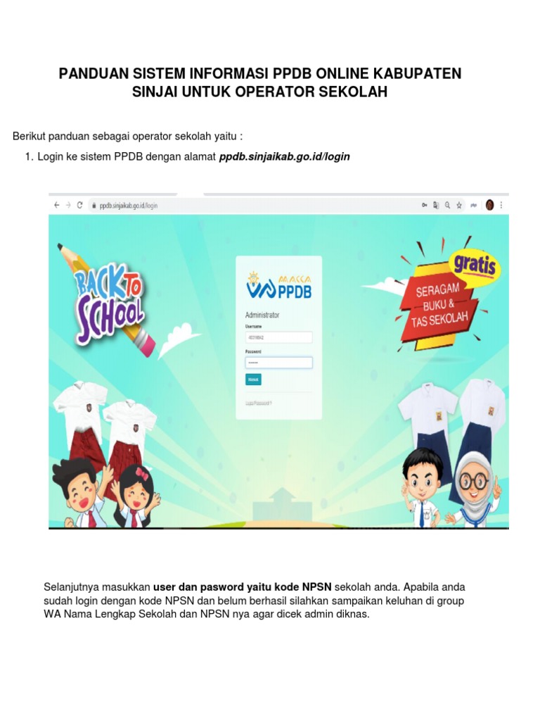 Sistem Informasi Ppdb Berbasis Web