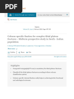 Column Specific Fixation For Complex Tibial Plateau Fractures - Midterm Prospective Study in South - Indian Population - ScienceDirect