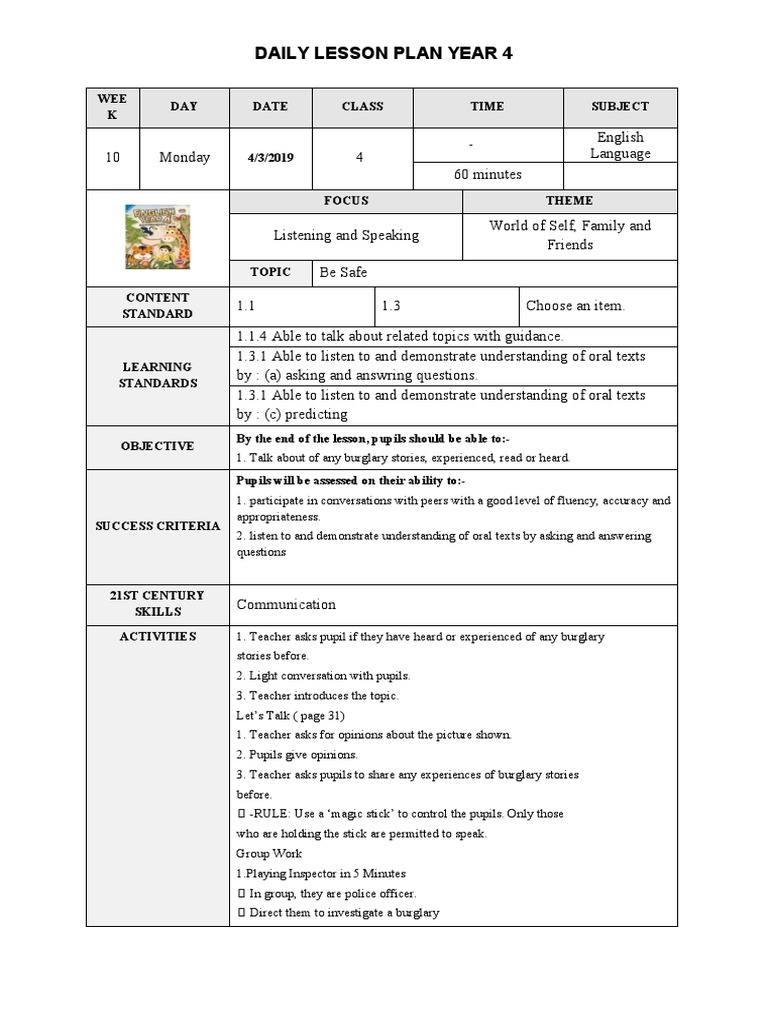 Bible Lesson Plans For 4 Year Olds